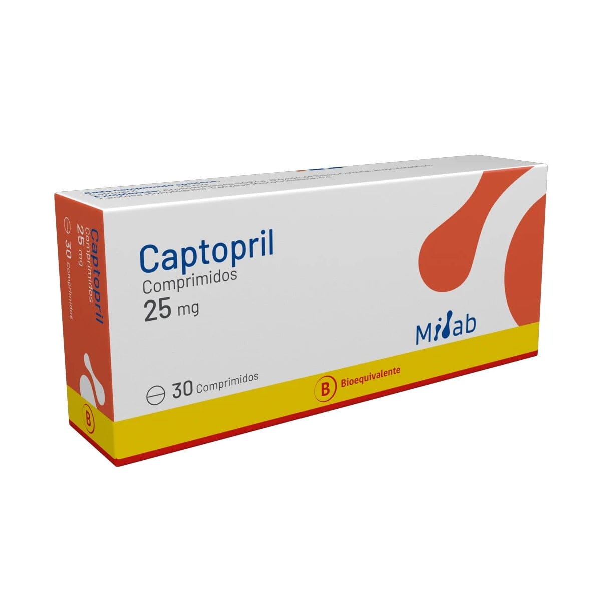 Captopril 25 mg x 30 comprimidos MINTLAB